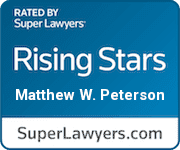 Boston Criminal defense attorney matthew peterson Super Lawyers Rising Star 2022