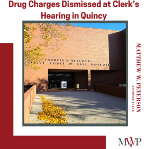 magistrate's hearing quincy drug charges