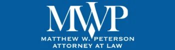 Law Office of Matthew W. Peterson Header Blue Logo