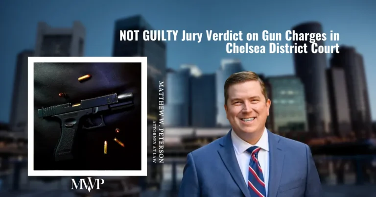 Case Victory: Not Guilty On Gun Charges in Chelsea District Court