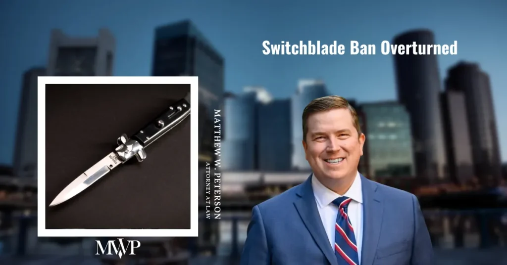 Switchblade Ban Overturned in Massachusetts— Formidable Decision Made