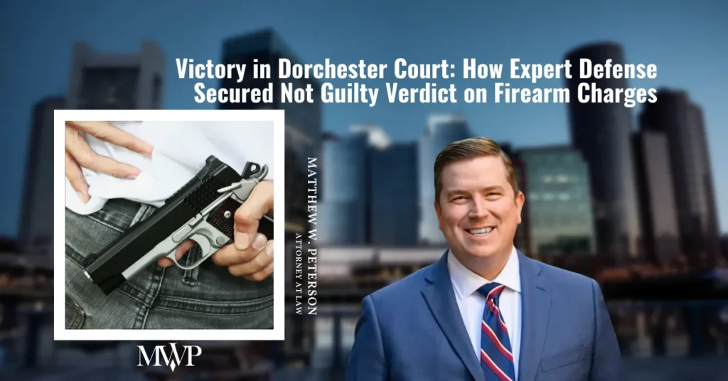 Not Guilty Verdict On Firearm Charges In Dorchester Court