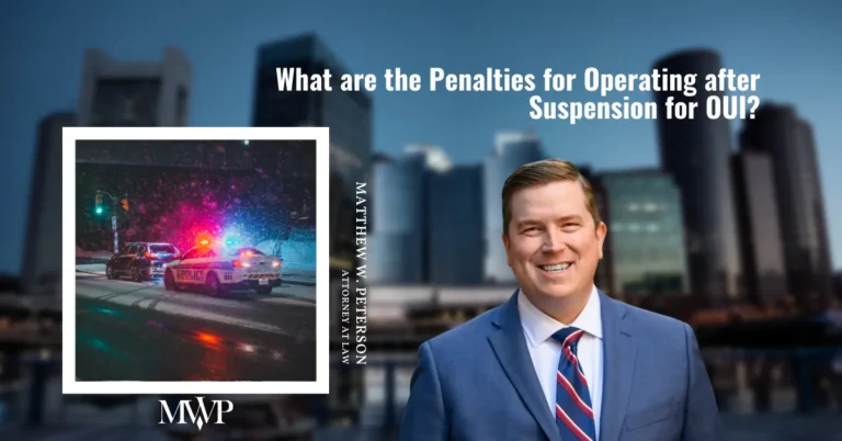 What are the Penalties for Operating after Suspension for OUI?