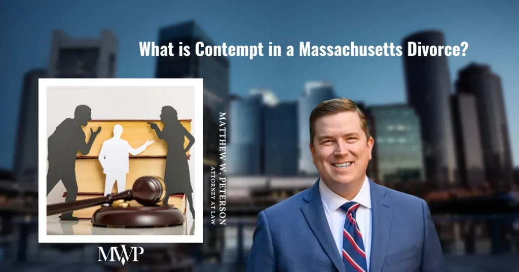 What is Contempt in a Massachusetts Divorce?