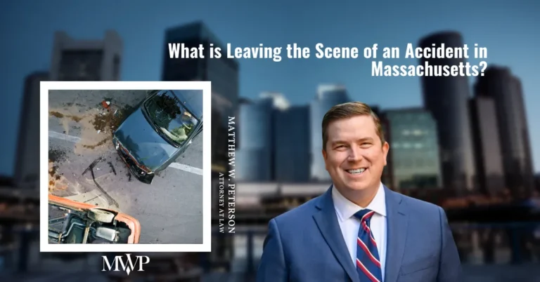 What is Leaving the Scene of an Accident in Massachusetts?