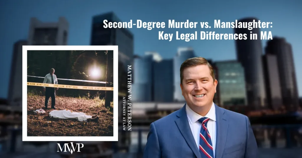 Differences Between Second Degree Murder and Manslaughter In MA