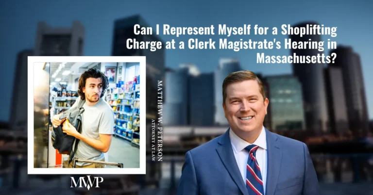 Shoplifting Charge at a Clerk Magistrate's Hearing in Massachusetts: Your Options