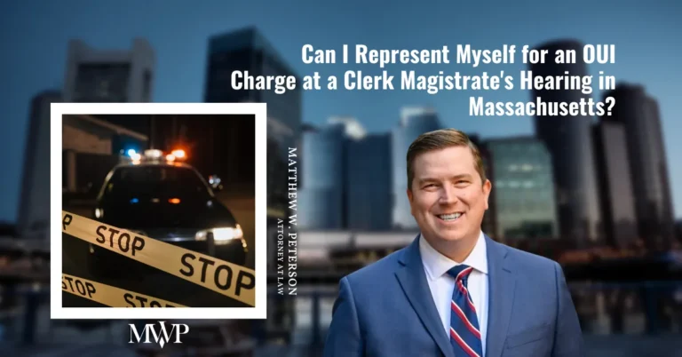OUI Charge at a Clerk Magistrate's Hearing: What You Should Do Next