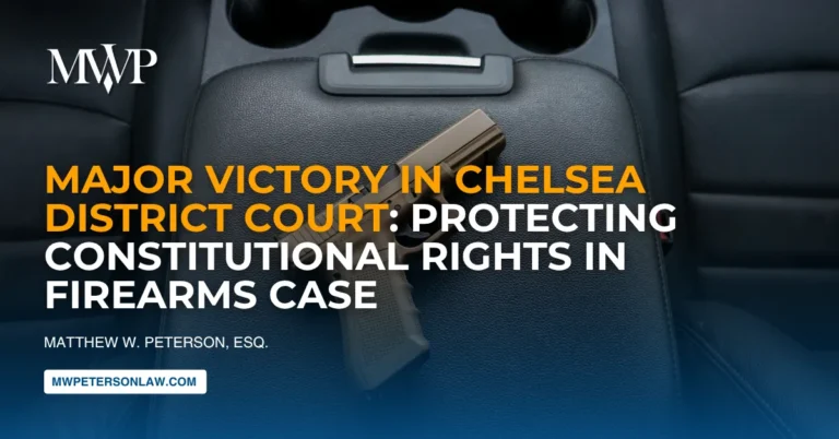 Major Victory Constitutional Rights In Firearms Case in Chelsea District