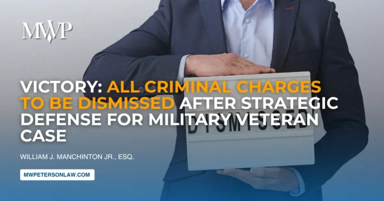 VICTORY All Criminal Charges to Be Dismissed After Strategic Defense for Military Veteran Case Victory
