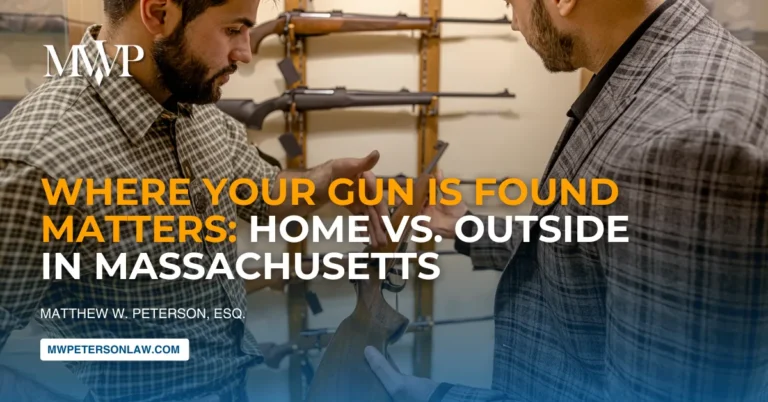 Where Your Gun Is Found Matters: Home vs. Outside in Massachusetts