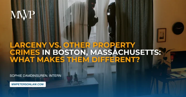 Larceny vs. Other Property Crimes in Boston, Massachusetts: What Makes Them Different?