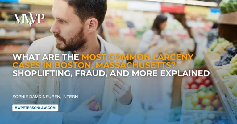 The Most Common Larceny Cases in Boston, Massachusetts? Shoplifting, Fraud, and More Explained