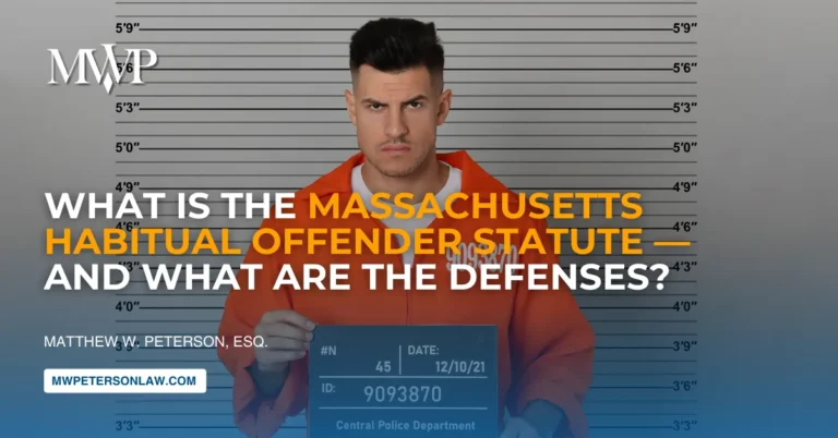 Massachusetts Habitual Offender Statute: Three Strikes Law