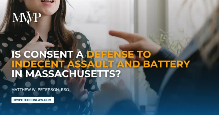 Is Consent Considered a Defense to Indecent Assault and Battery in Massachusetts?
